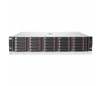 Дисковая полка HPE D2700 SFF (2U, up 25x 6G drives, 2xI/O module, 2x fans and RPS, 2x 0,5m mSAS cables) (AJ941AR)